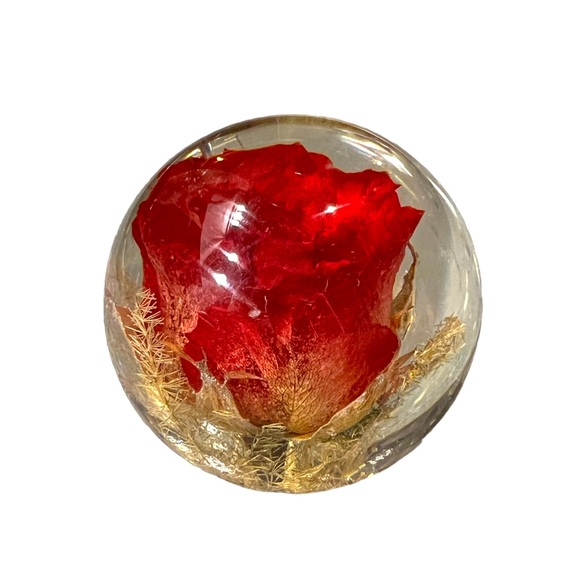 Hafod Grange Other Hafod Grange Paperweight Red Rose 205 Britainuk
